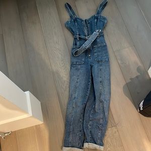 Rebecca Taylor denim jumpsuit. So cute worn once!